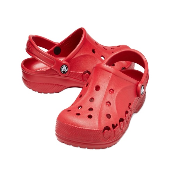 CROCS Other - Crocs Red Unisex Baya Clog Casual Comfy Sandal Mens Size 12